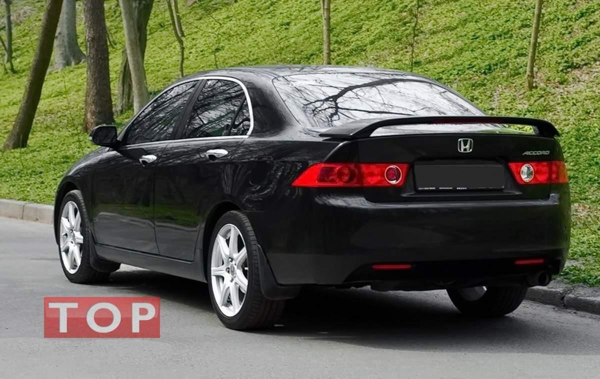 Спойлер на багажник Honda Accord CL-7 2003-2007 Modulo зі стоп сигналом, ABS пластик під фарбування