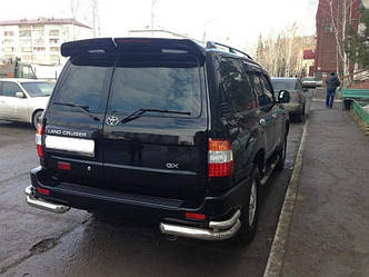 Спойлер козирок Toyota Land Cruiser 105 1998-2007 сорочечка 2 двері (ABS під фарбування)