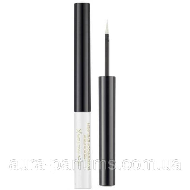 Водостійка підводка для очей Max Factor Colour X-pert Waterproof Eyeliner 00 Metallic White.