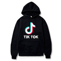 Толстовка Лого ТикТок TikTok Видеохостинг M (97940)