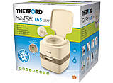 Біотуалет Порта Поті 165 люкс , THETFORD, Porta Potti 165 Luxe + набір Aqua Kem Green + Aqua Rinse Plus, 2x1,5 л, фото 7