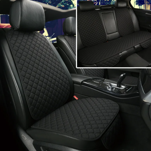 Чохли, накидки на сидіння автомобіля Can перед і зад Чорний