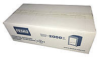 Салфетки для диспенсера FESKO 17х17 белые в коробке 2000 шт.