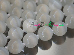 Котяче око 12мм, білий