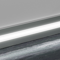 Алюмінієвий плінтус із LED-підсвіткою довжина 200 см висота 6 см (Італія)