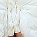 Гольфи в'язані Ohaina в коси Warm White, фото 2