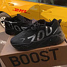 Кросівки чоловічі чорні Adidas Yeezy Boost 700 (00671), фото 5