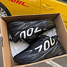 Кросівки чоловічі чорні Adidas Yeezy Boost 700 (00671), фото 4