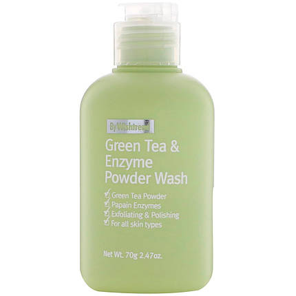 Ензимна пудра з зеленим чаєм By Wishtrend Green Tea & Enzyme Powder Wash, 110 гр, фото 1