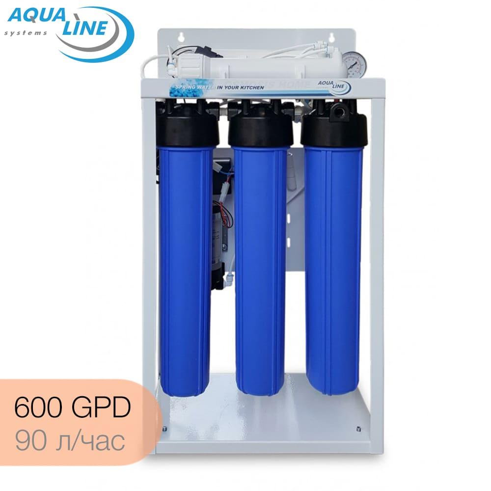 Система зворотного осмосу Aqualine RO-600 (до 90 літрів/годину)