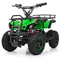 Электроквадроцикл подростковый Profi (мотор 800W, 3 аккум) HB-EATV800N-5 V3 Зеленый