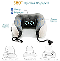 Масажна подушка для шиї на батарейках Massage Pillow SHAKE (WM-003) Масажер для шиї, фото 6