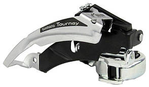 Перемикач швидкостей передній Shimano FD-TY500 Tourney (6/7 швидкостей, Top-Swing, універсальна тяга)