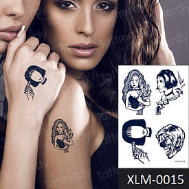 Juice Флеш тату. Тимчасове татуювання. 11*8 см XLM-0015