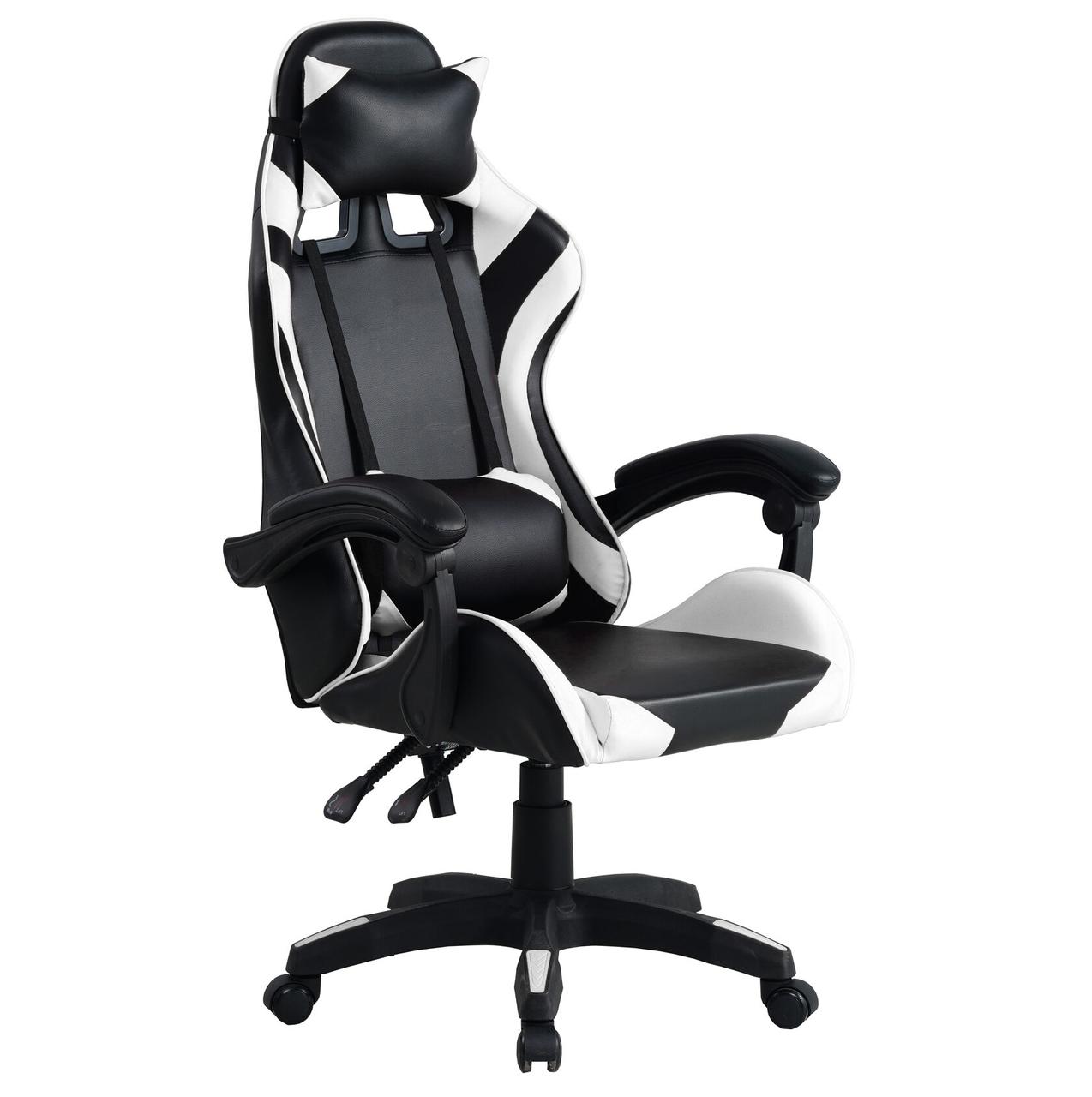 Крісло комп'ютерне ігрове Pro Gamer Jaguar біле, фото 1