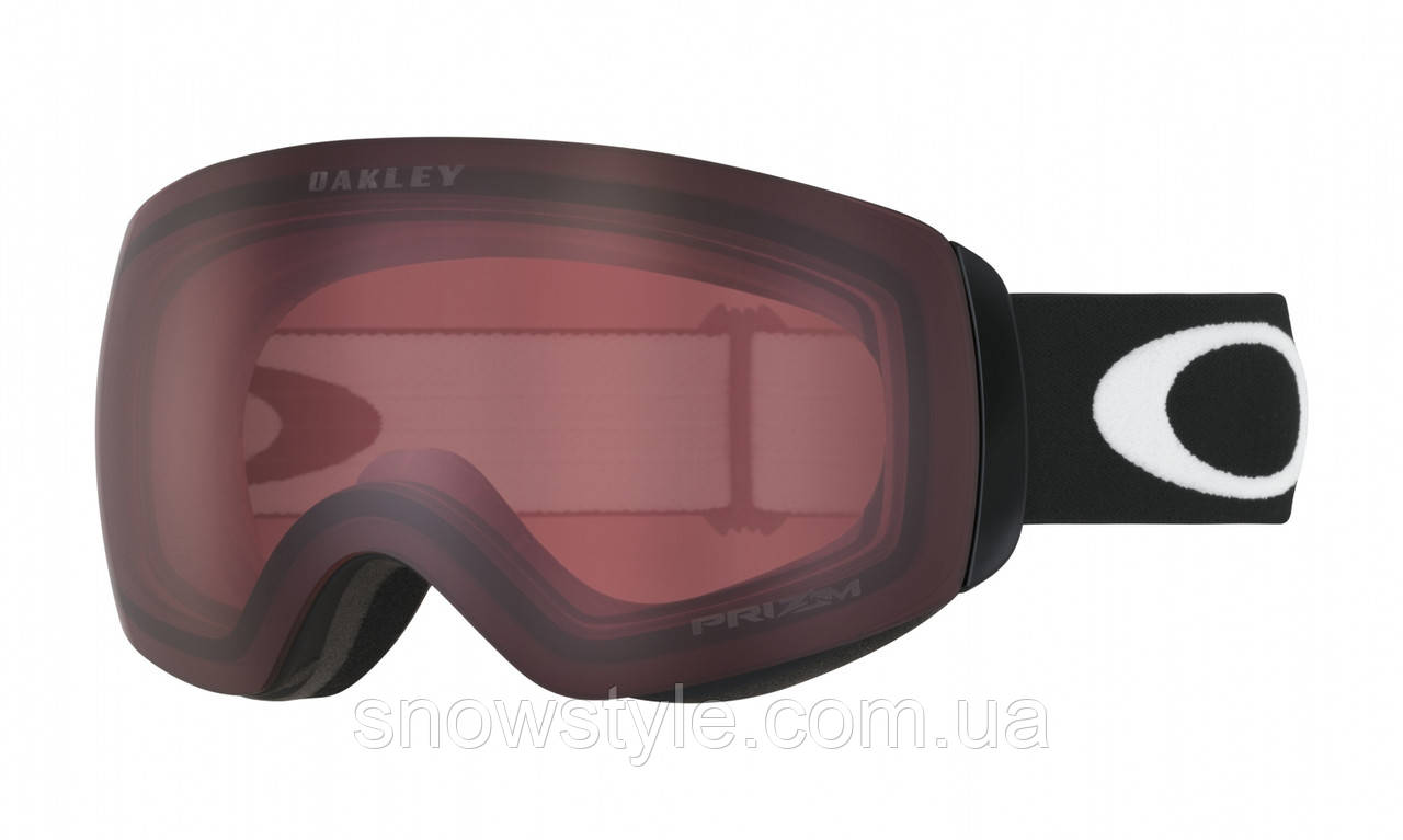 Гірськолижна маска Oakley Flight Deck XM Black Лінза Prizm Rose