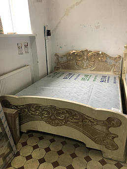 Ліжко дерев'яне Барвинок2