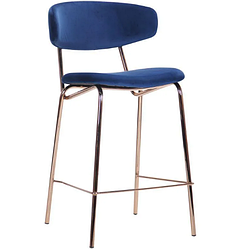 Стул Alphabet C gold/royal blue