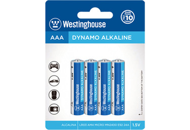 Батарейка Westinghouse Dynamo Alkaline AAA (4шт)