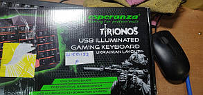 Ігрова клавіатура Esperanza KX201 USB № 211501152, фото 2