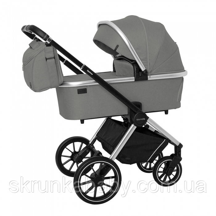 Коляска 2 в 1 Carrello Optima Mirror Grey, фото 1