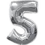 Цифри срібло фольговані, фото 5