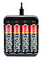 Акумулятори (батареї) АА USB пальчикові 2000 мАч Li-ion 1.5 V Tipsun 4шт., фото 4