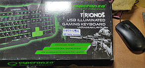 Ігрова клавіатура Esperanza KX201 USB № 211501154, фото 2
