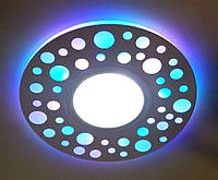 Світильник вбудований LED Feron CD989 з RGB підсвіткою кольоровий світлодіодний точковий