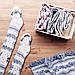 Гольфи в'язані Ohaina Scandinavian Beige + Plum, фото 6