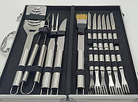 Набор для барбекю в алюминиевом кейсе GA Dynasty 18 предметов 12082