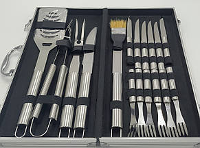 Набір для барбекю в алюмінієвому кейсі GA Династія 18 предметів 12082