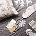 Гольфи в'язані Ohaina Scandinavian Linen beige + Grey, фото 5