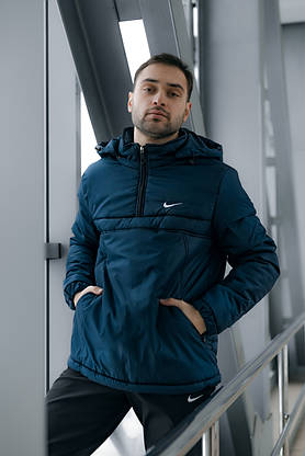 Вітровка Анорак Найк, Nike + Штани + подарунок Барсетка, фото 2