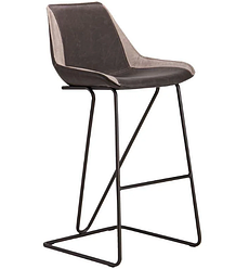 Стілець барний Custer gunmetal, cowboy Dark Gray/Light Gray