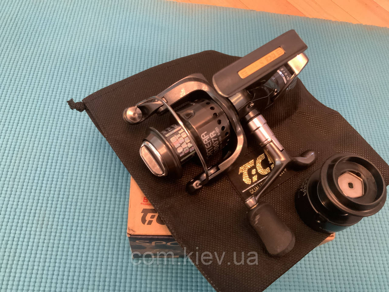 Котушка з байтраннером Tica Sportera SR3007R із додатковою шпулею, нескінченний гвинт, фото 1