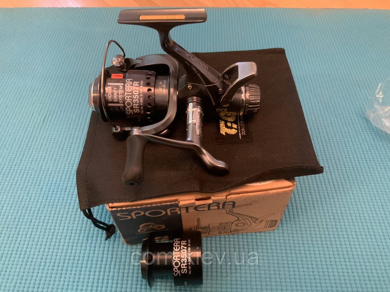 Котушка з бейтранером Tica Sportera SR3507R з додатковою шпулею, нескінченний гвинт, фото 1