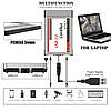 Адаптер PCMCIA - USB 2.0 (2 port) хаб (тонка) розширювач додаткових портів, фото 7