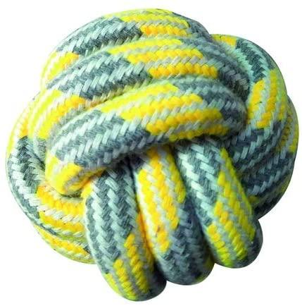 Іграшка для собак вузла м'яч з мотузки 7,5 см Croci PASTEL, фото 1