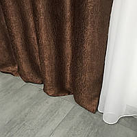 Готовые плотные коричневые шторы блэкаут Шоколадные, современные светонепроницаемые портьеры blackout