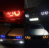 Led marker жовтий BMW 5W E39 E53 E60 E63 E65 E83 E87 ангельські оченята, фото 6