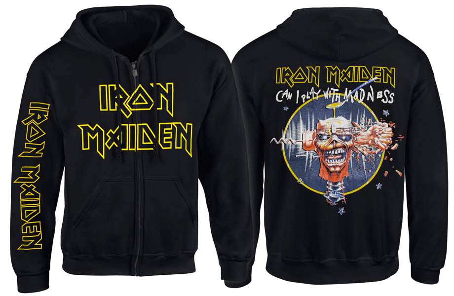 Толстовка на змійці IRON MAIDEN Can I Play With Madness