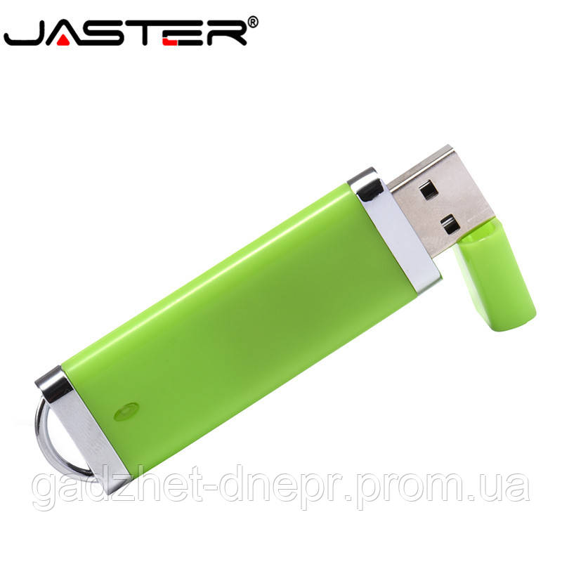 Флешка. 32 GB. USB Накопитель. Флеш-накопитель. Jaster. Зеленый - фото 2 - id-p1335990700