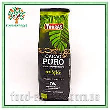 Натуральное органическое какао без сахара и глютена Торрас Torras 150 г