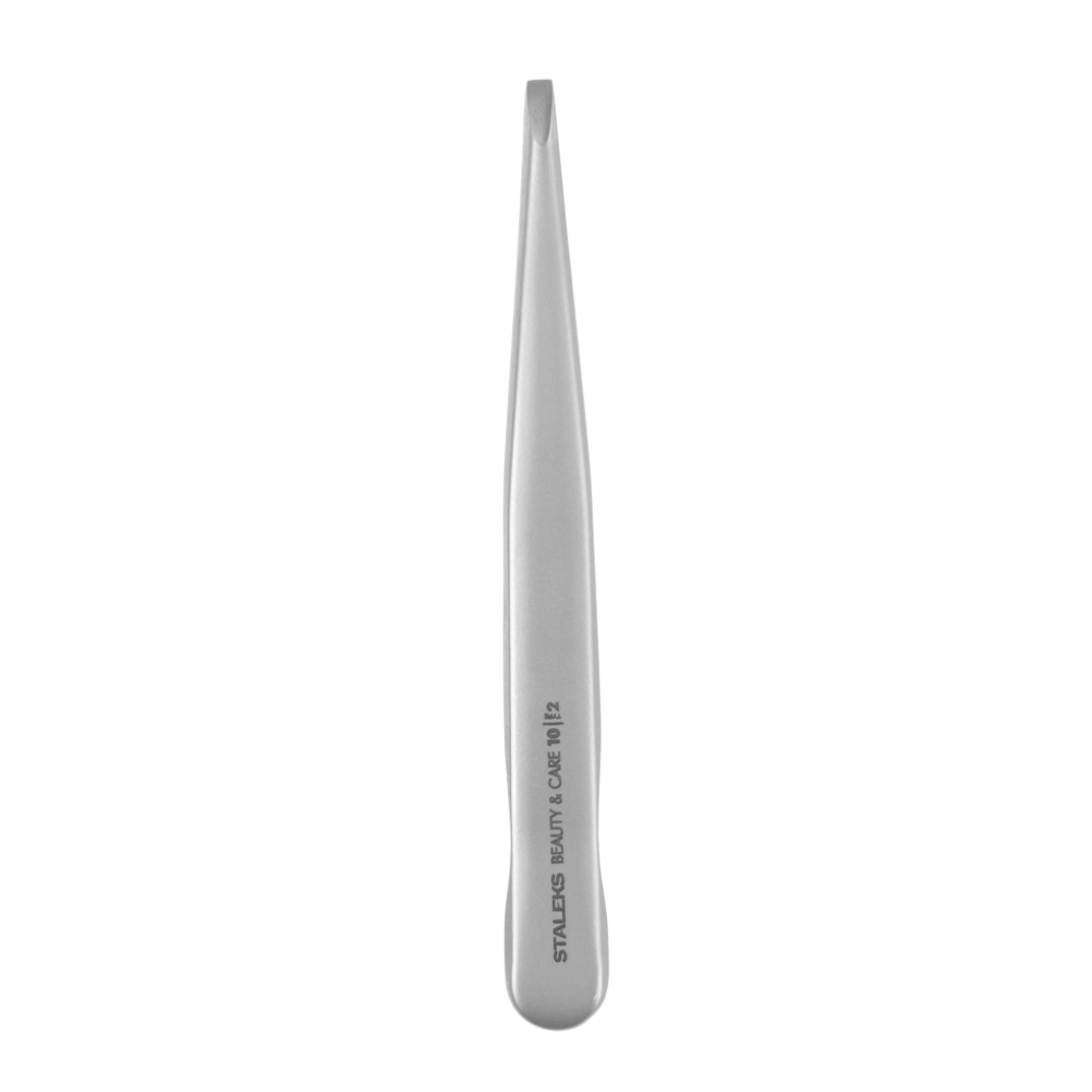 Пінцет для брів прямий STALEKS BEAUTY & CARE 10 TYPE 2, TBC-10-2