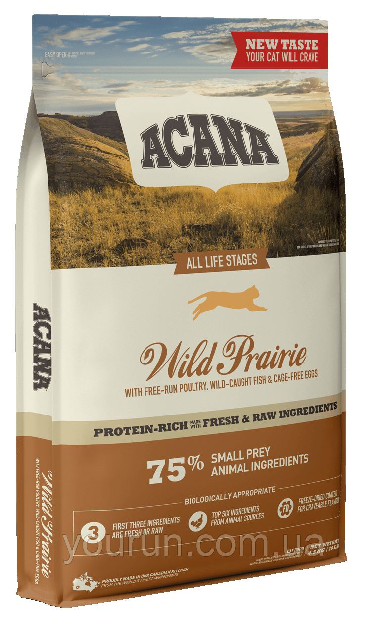 Acana (Акана) Wild Prairie Cat - корм для кошенят та котів 4.5 кг