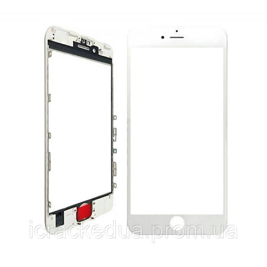 Скло дисплея з рамкою CPG iPhone 7 plus White