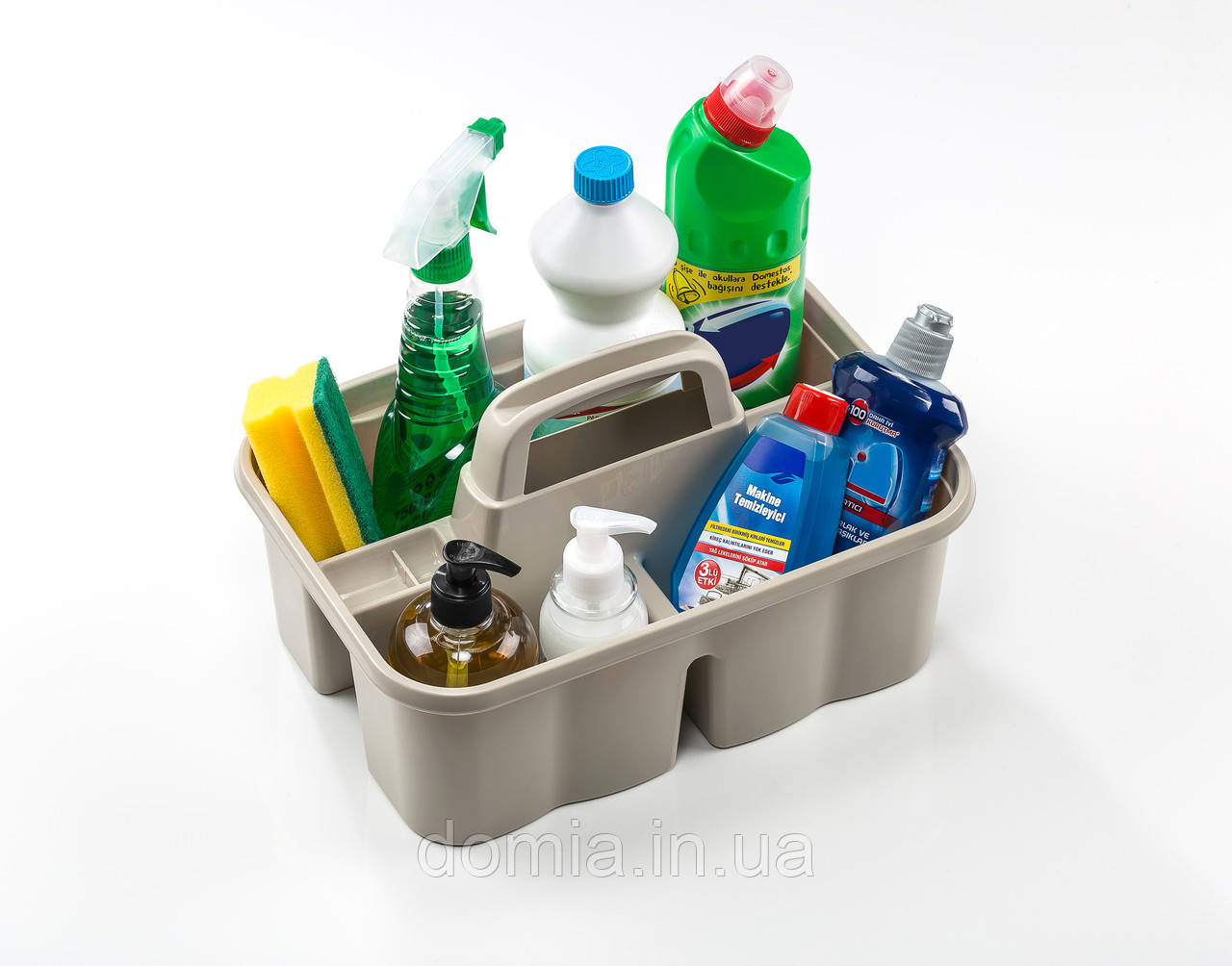Огранайзер 2-х секционный с ручками DUNYA PLASTIK ТУРЦИЯ (25,7 x 35,5 x 19,8 см) 07403