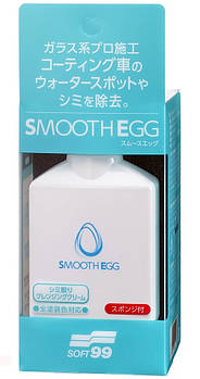 Очиститель водного камня SOFT99 для кварцевых покрытий Smooth Egg Stain Removal Cream 80 мл