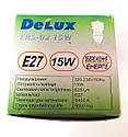 Лампа енергозберігаюча DELUX ERS-02 15W 6400К E27, фото 2